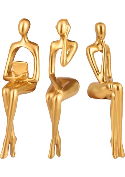 3 Icı Düşünme Heykelleri, Re Heykelcik Koleksiyonu Figürü Dekoratif (Yurt Dışından) fiyatları