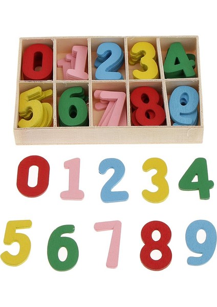 60PCS/SET Ahşap 0-9 Arapça Sayı I (Yurt Dışından) fiyatları