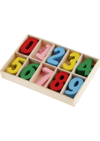 60PCS/SET Ahşap 0-9 Arapça Sayı I (Yurt Dışından) modelleri