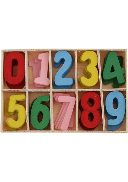 60PCS/SET Ahşap 0-9 Arapça Sayı I (Yurt Dışından) indirimleri