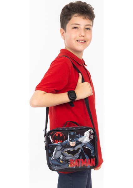 Lisanslı Batman Figürlü Beslenme Çantası