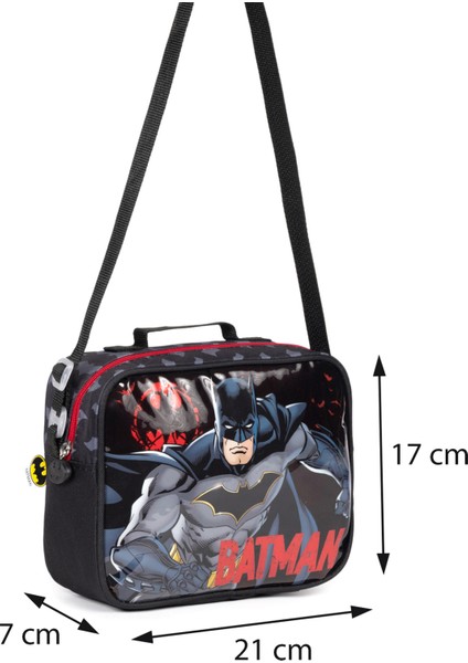 Lisanslı Batman Figürlü Beslenme Çantası