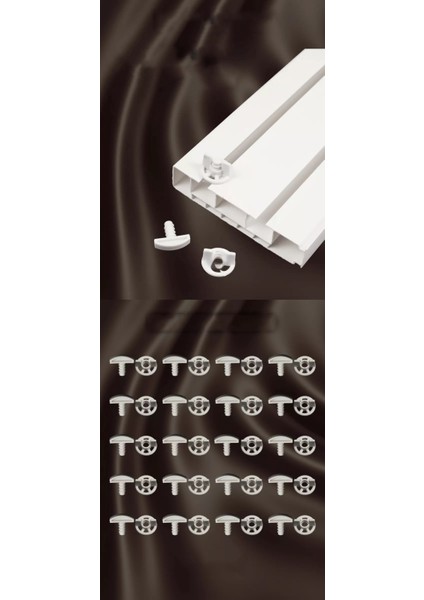 Hsnet Perde Finali Perde Sonlandırıcı Stop Korniş Finali Sonu 72 Adet - M698B784-N34698 fiyatları