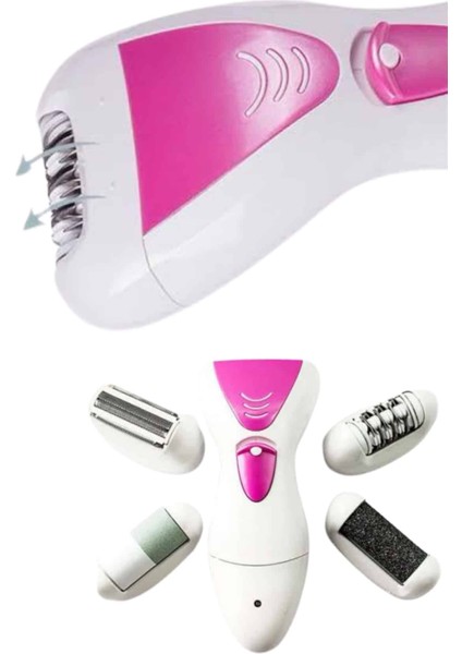 Şarjlı Epilasyon Cihazı Çok Başlıklı Ayak Bakımına Uygun Epilatör Aleti - M588B607-N67588 fırsatları