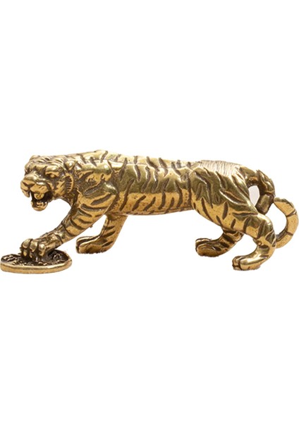 Pirinç Yürüyüş Tiger Heykel Dekorasyon Heykel Çin I (Yurt Dışından) modelleri