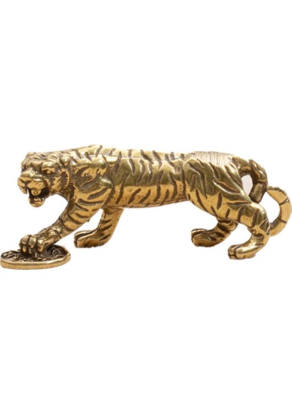 Pirinç Yürüyüş Tiger Heykel Dekorasyon Heykel Çin I (Yurt Dışından) fırsatları