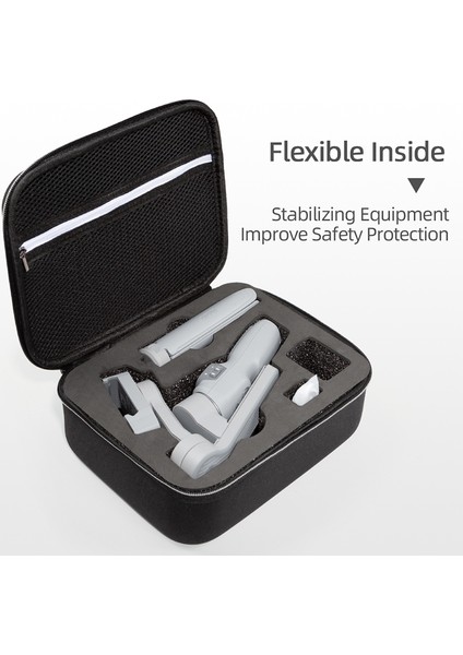 Zhiyun Smooth Q3 El ​​tipi Gimbal Için Taşınabilir Darbeye Dalı Saklama Çantası Taşıma Çantası El Çantası - Siyah/siyah Astar (Yurt Dışından) modelleri