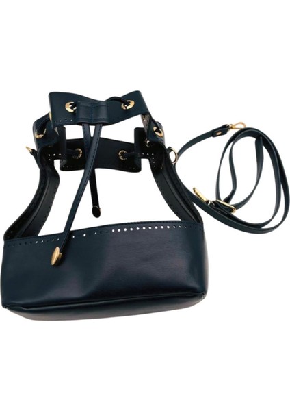 Torba Model Çanta Yapım Aparatı Lacivert Renk Light Gold Metalli indirimleri