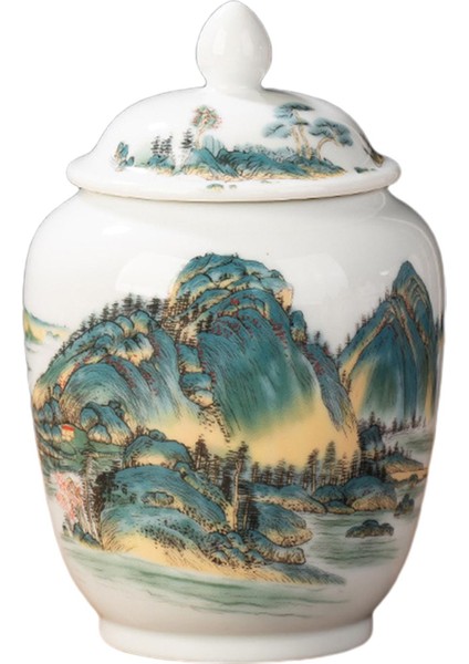 Seramik Zencefil Kavanoz Kavanoz Süsleri Partisi Için Chinoiserie (Yurt Dışından)