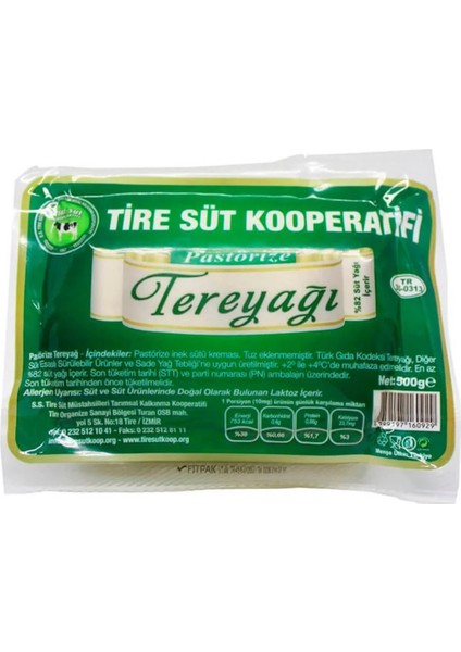 Süt Kooperatifi Tereyağı 500GR.