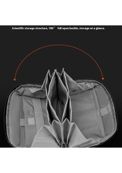 Wepower 1313 Taşınabilir Dijital Aksesuar Düzenleyici Seyahat Saklama Çantası Kablolar, Şarj Cihazları ve Cihazlar Için - Siyah (Yurt Dışından) modelleri