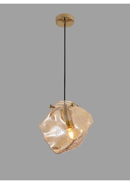 Buzz Model Tekli Sarkıt Avize Sarı 23 cm fiyatları