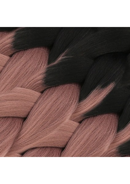 Afrika Örgülük Sentetik Ombreli Saç 100 Gr. / Siyah / Gülkurusu fiyatları