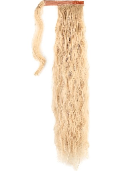 Bağlamalı Kabarık Dalgalı At Kuyruğu / Balköpüğü Beyaz Platin Röfleli modelleri