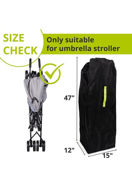 KG0213 Bebek Arabası Seyahat Taşıma Çantası Ekstra Büyük Omuz Çantası Bebek Arabası Saklama Kesesi (Yurt Dışından) indirimleri