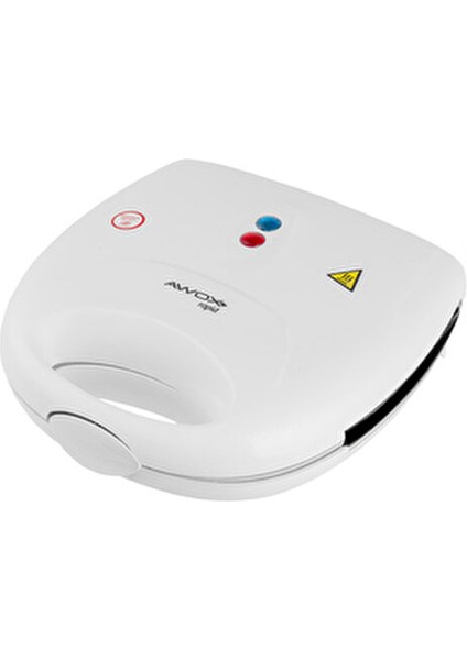 Mini Tost Makinesi 750 W Teflon Kaplama Bej Renkli Tek Taraflı Pişirme Özelliği