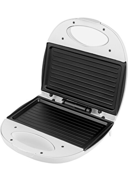 Mini Tost Makinesi 750 W Teflon Kaplama Bej Renkli Tek Taraflı Pişirme Özelliği