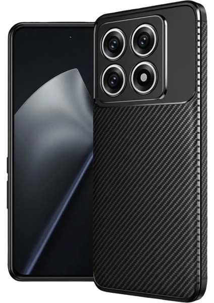 Xiaomi 15T Kılıf Negro Karbon Desen Silikon