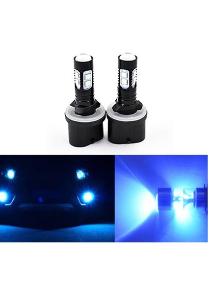 2x Yeni 880 890 892 893 899 50W 8000K Buz Mavisi LED Projektör Sis Ampulleri Mavi (Yurt Dışından) fırsatları
