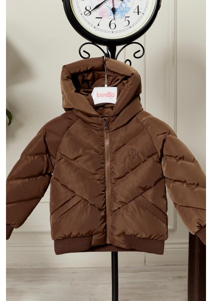 Erkek Bebek Kapüşonlu Kışlık Mont 51332