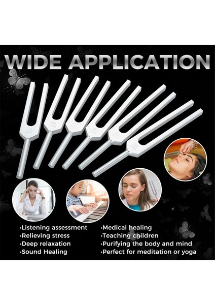 6'lı Diyapazon Seti Ahşap Çekiç ve Saklama Çantası (Yurt Dışından) indirimleri