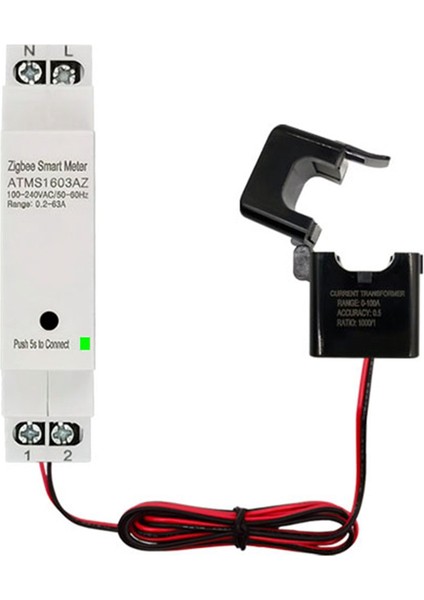 Tuya Akıllı Zigbee Enerji Ölçer Din Ray Uygulaması Istatistik 110V 240V(63A) (Yurt Dışından) indirimleri