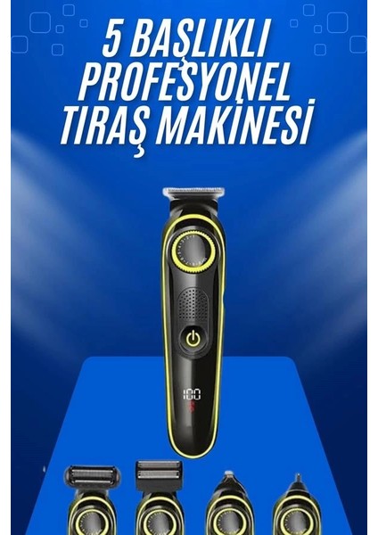 Tıraş Makinesi Şarjlı 5 Başlıklı Burun ve Kulak Temizleme fiyatları