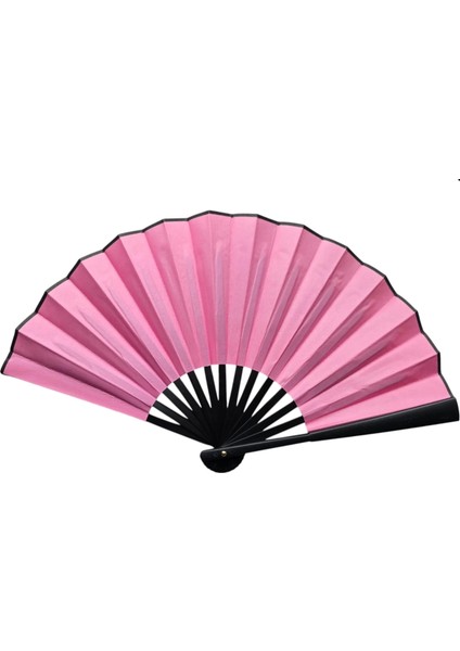 Buğz Plastik Kumaş Yelpaze 12'li Pembe