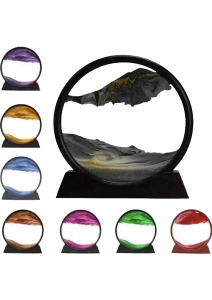 Dekoratif Sulu Kum Saati Ofis Masa Üstü Ev Yuvarlak Kum Saati - N963J748-M00963 fiyatları