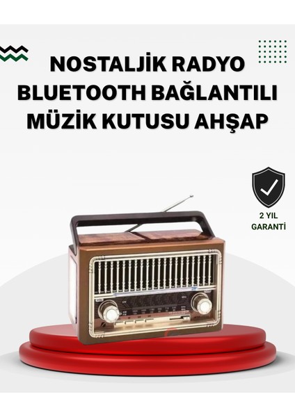 Ahşap Görünümlü Masaüstü Bluetooth Cihaz - M230K428-R55230