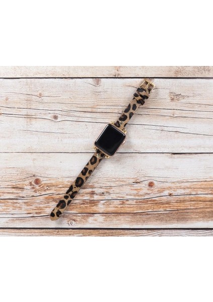 Apple Watch Uyumlu Deri Kordon 38-40-41MM Gt LEO1N modelleri