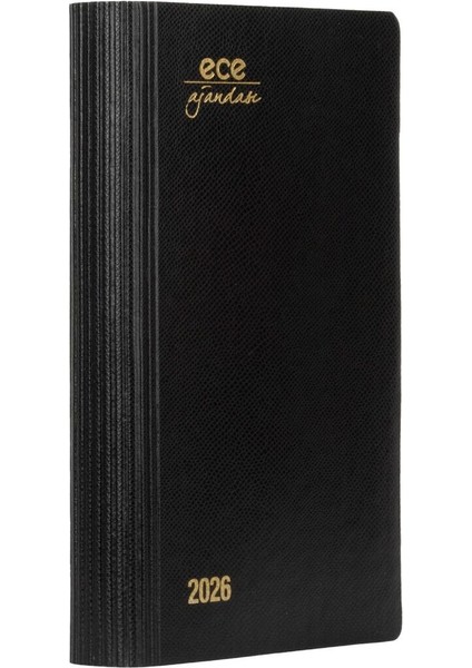 Ajandası Akçay 2026 Siyah - Günlük Çizgili 12X18 fiyatları