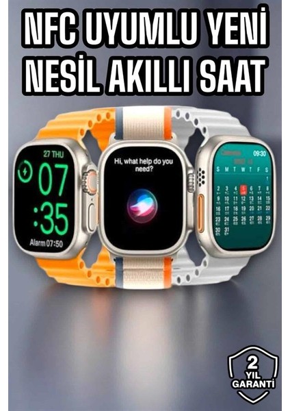 Akıllı Saat Sağlık Takibi Spor Modları Chatgpt Entegrasyon ve Sesli Asistan - N690J787-M09690 fiyatları