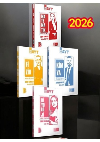 2025 Ayt Matematik-Fizik-Kimya-Biyoloji Ayt Fen Bilimleri Soru Bankası