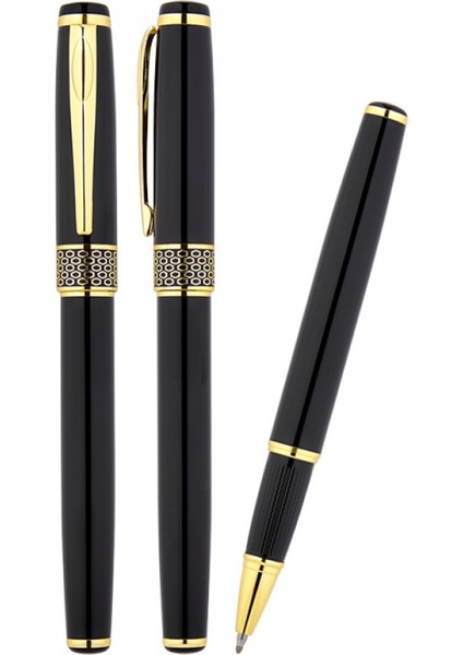 Büro Ev Ofis Hediyesi Için Siyah Roller Tip Kalem