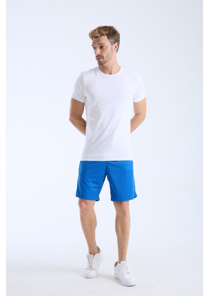 Spor Fitness Koşu Şortu - Hector - Mavi