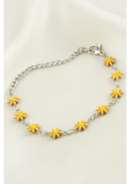 Papatya Mineli Bileklik