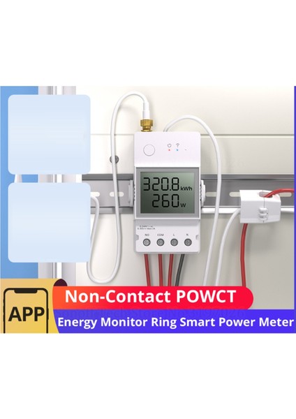 Powct Ring Akıllı Güç Ölçer ESP32 Çip Akım Trafosu (Yurt Dışından) fırsatları