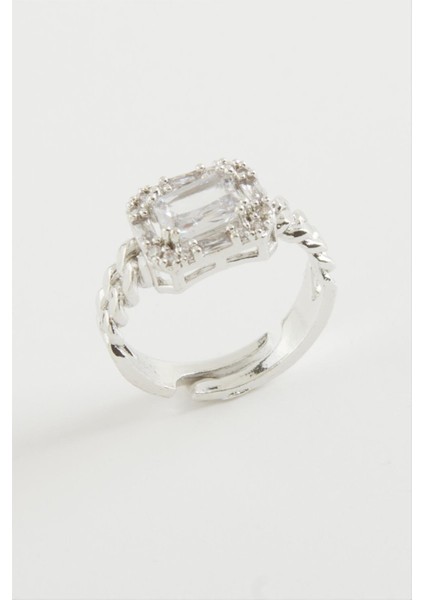 Baget Zirkon Taşlı Yüzük