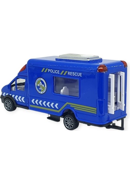 Araba Taşıyan Sürtmeli Polis Araç Seti - Polis Seti (Lisinya) fırsatları