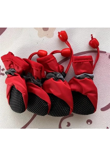 4'lü Pati Koruyuculu, Kaymaz, Ayarlanabilir Tokalı Köpek Ayakkabısı Botu- S Beden fiyatları