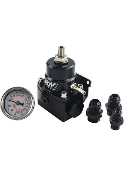 Yakıt Enjeksiyon Regülatörü Boost Ölçerli Yüksek Basınç 8AN Siyah (Yurt Dışından)