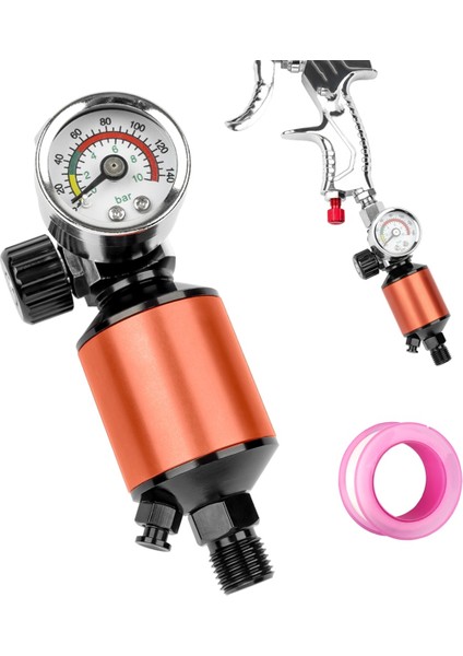 Sprey ve Pnömatik Aletler Için Ağır Hizmet Tipi Hava Basınç Regülatörü Takımı (Yurt Dışından) indirimleri