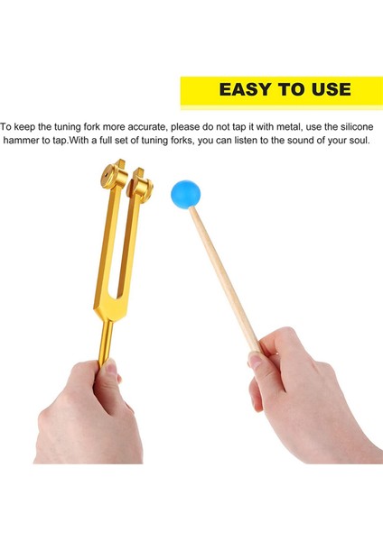 Alüminyum Alaşımlı Çakra Ayar Çatalı Çekiçli Set, Altın (Yurt Dışından) fırsatları