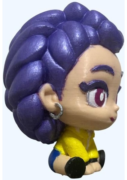 Işıltılı Baby Rumi Figürü | El Yapımı Parlak K-Pop Demon Hunters Tarzı Dekor | Koleksiyon Serisi fırsatları