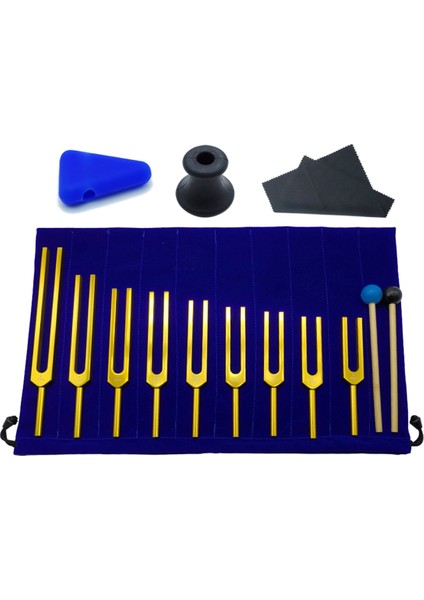 9 Parça Diyapazon Seti, Müzik Çakrası Için Diyapazon, Ses Terapisi (Yurt Dışından)