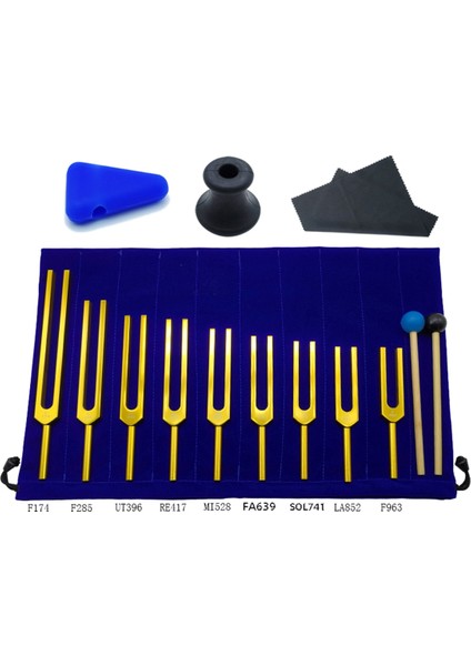 9 Parça Diyapazon Seti, Müzik Çakrası Için Diyapazon, Ses Terapisi (Yurt Dışından) fiyatları