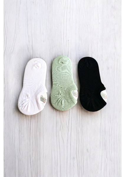 Kadın 3 Adet Yüksek Kalite Görünmez Sneaker Çorap Seti
