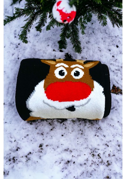 Kadın & Erkek Unisex Yeni Yıl Yılbaşı Soket Çorap modelleri