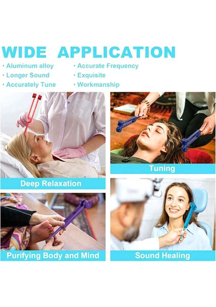 9 Parça Diyapazon Seti, Müzik Çakrası Için Diyapazon, Ses Terapisi (Yurt Dışından) modelleri